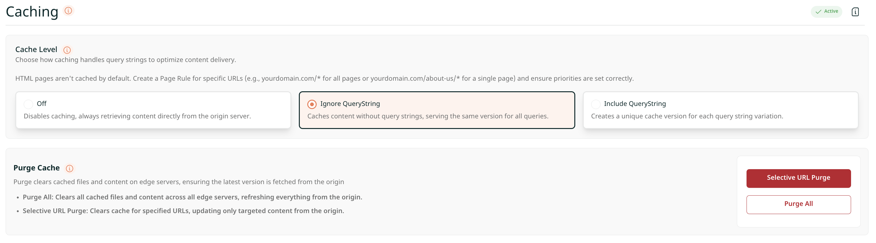 Cache Purge